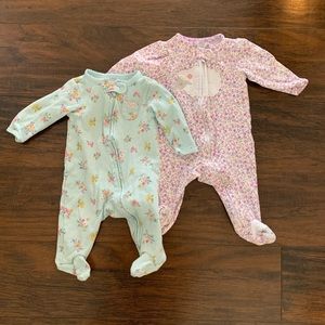 Carters 3M Girls Pajamas